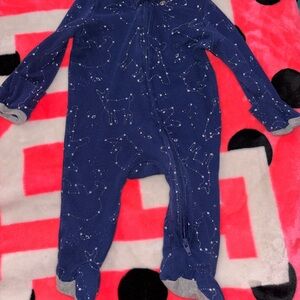 Cloud Island Blue One Piece with Constellation Patterns
